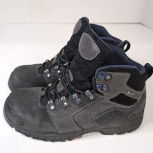 Danner Men's Vicious 4.5" Leather Safety Toe Work‎ Boots Black Size 8.5D READ